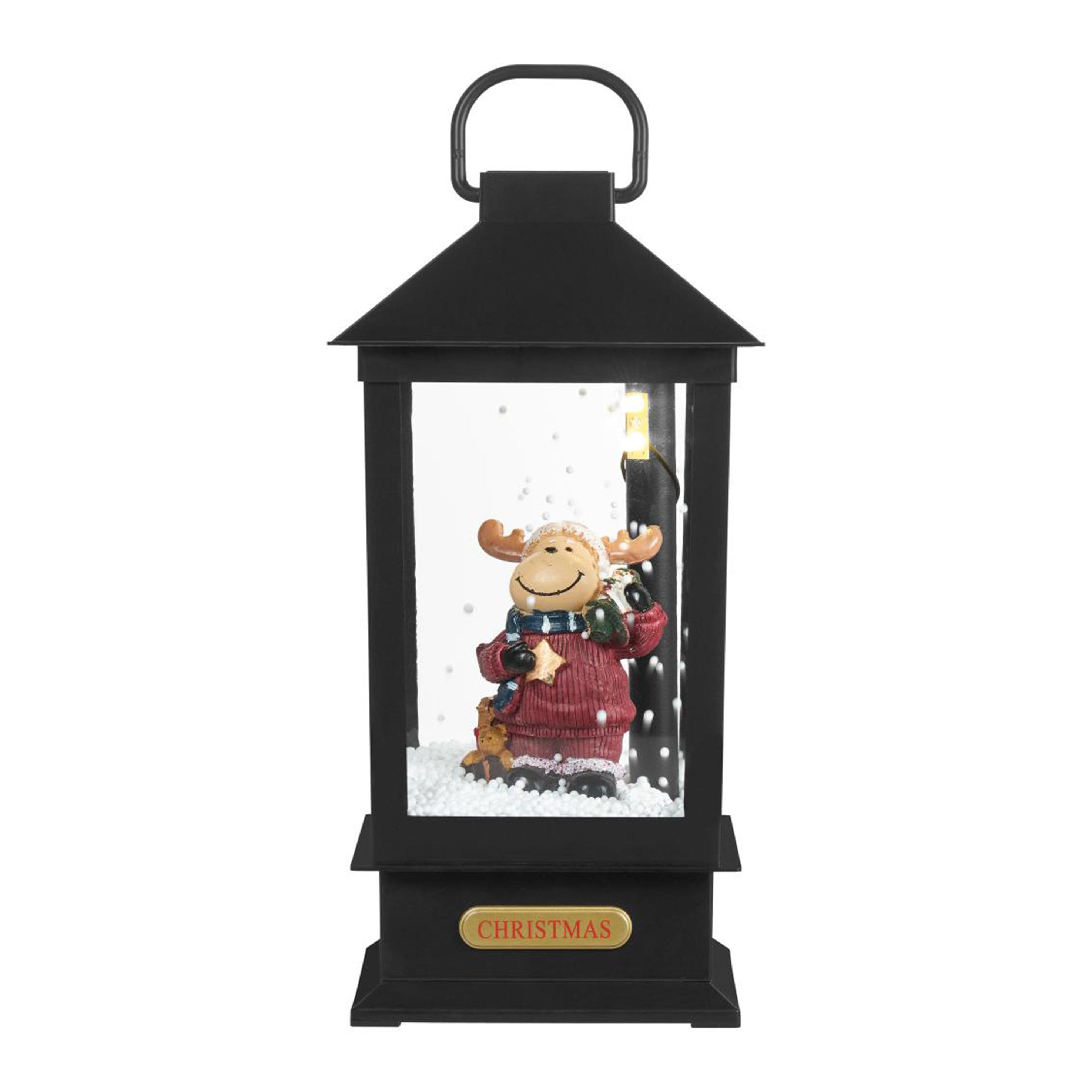 Livarno Home LED Blizzard Lantern with Warm White Light